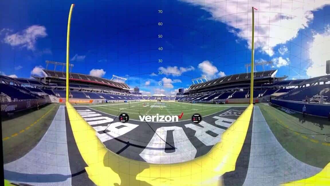 Streaming vídeo 360º con cámaras 360 evento de la NFL