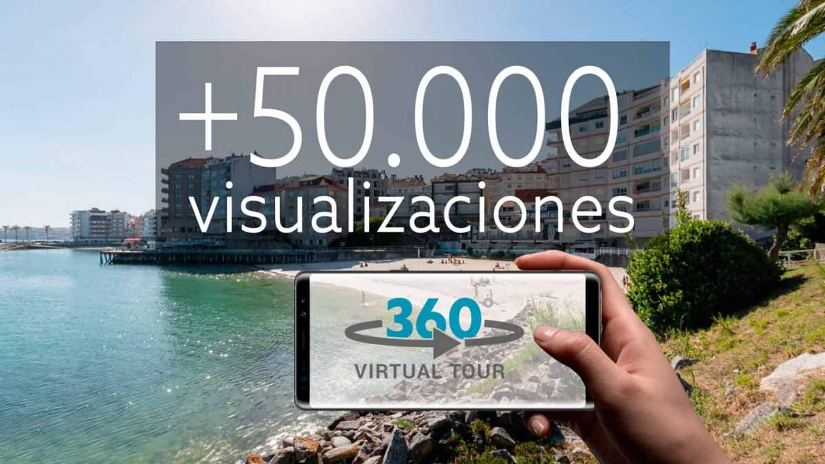 Fotografías 360 con +50.000 visualizaciones. Aumenta el tráfico de visitantes onine en tu negocio.