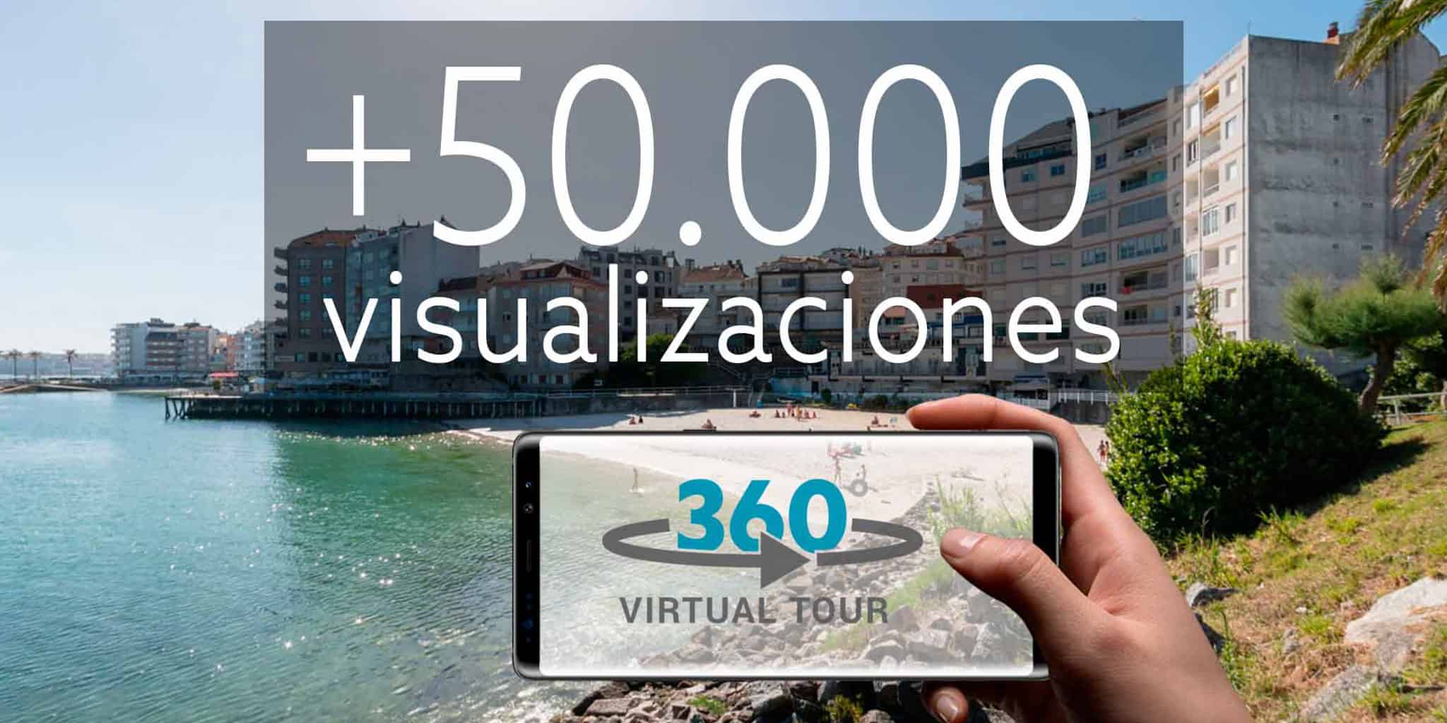 Fotografias 360 con +50.000 visualizaciones. Aumenta el tráfico de visitantes onine en tu negocio.