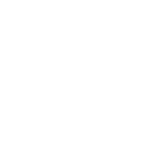 logo blanco de la empresa Ferrovial con transparencia