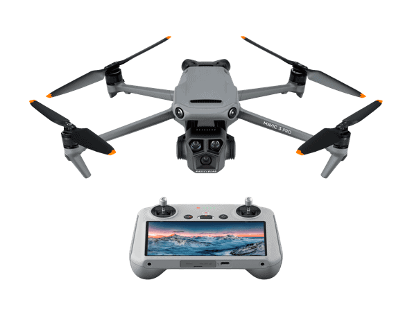 Alquiler de dron DJI Mavic 3 Pro con triple cámara y resolución hasta 5,1K