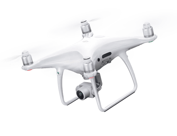 Alquiler de dron DJI Phantom 4 Pro con sensor de 1 pulgada y resolución de vídeo 4K