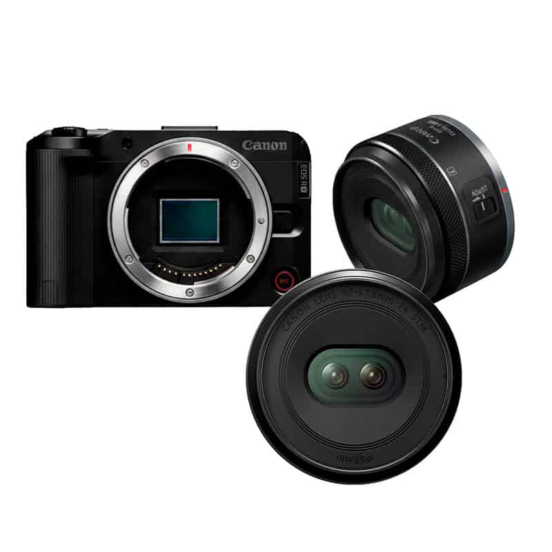 Kit Canon EOS R50V con RF-S 7.8mm Dual Lens 3D